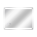 Дзеркало Qtap Mideya 800х600 з LED-підсвічуванням Touch, з антизапотіванням, з годинником, димером, рег.