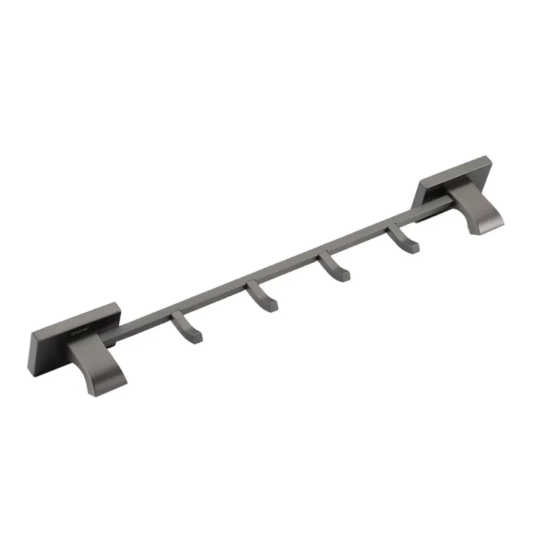 Вішалка GAPPO G0716-49 на 4 гачки 426 мм, збройова сталь Вішалка GAPPO G0716-49 на 4 гачки 426 мм, збройова сталь