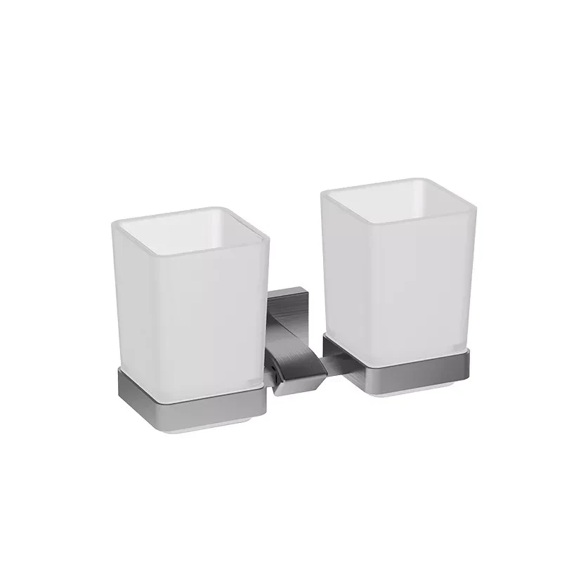 Подвійний стакан для щіток GAPPO G0708-9, збройова сталь Подвійний стакан для щіток GAPPO G0708-9, збройова сталь