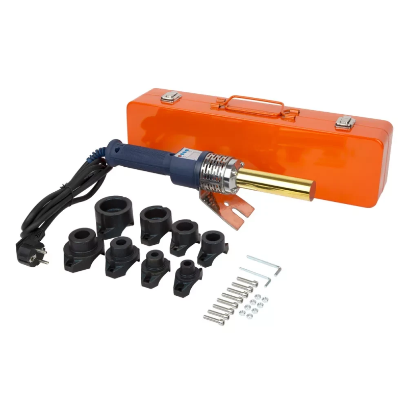 Зварювальний комплект для труб ППР WEZER CF-40-B, 800 Вт, насадки Ø20...40 мм