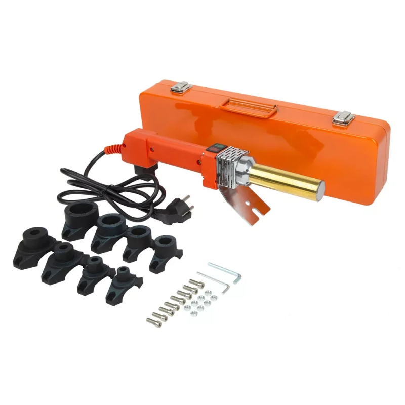 Апарат для паяння труб WEZER CF-32-T, 800Вт, насадки круглі Ø20...32 мм