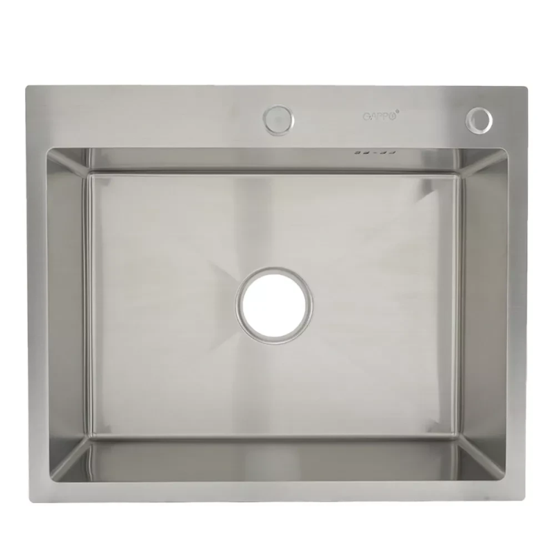 Кухонна мийка GAPPO GS6050 накладна 600x500 мм, нержавіюча сталь Кухонна мийка GAPPO GS6050 накладна 600x500 мм, нержавіюча сталь