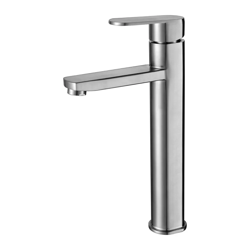 Змішувач для умивальника Frap F10805-2 високий, сатин Змішувач для умивальника Frap F10805-2 високий, сатин