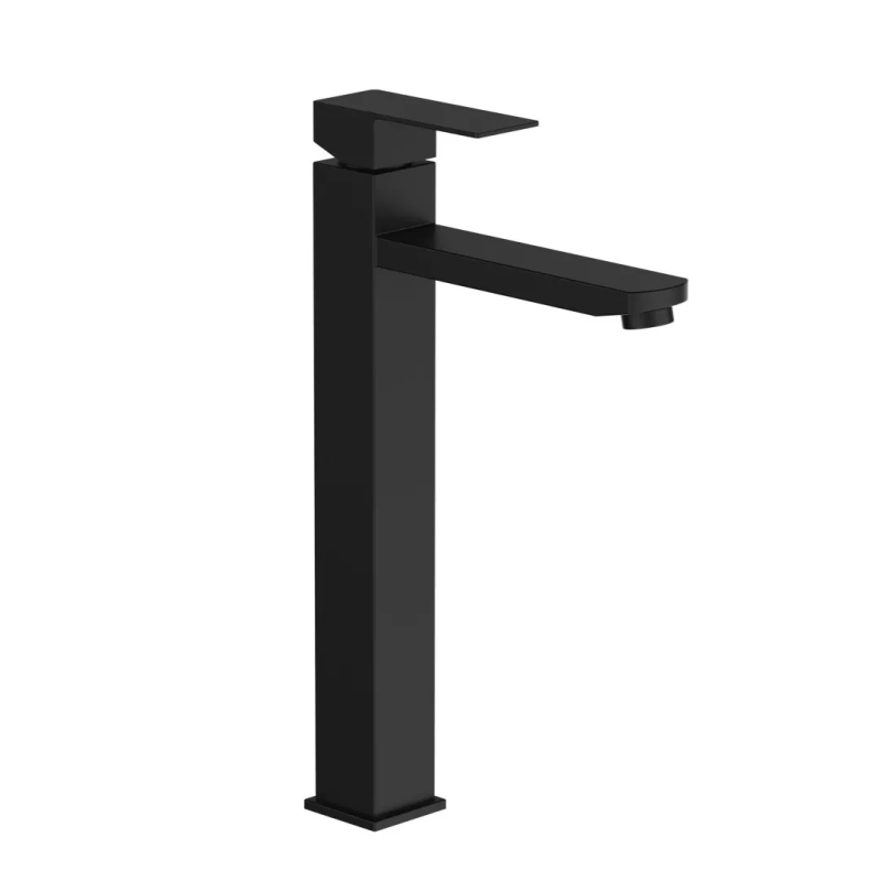 Змішувач для умивальника Frap F10802-62 високий, чорний Змішувач для умивальника Frap F10802-62 високий, чорний