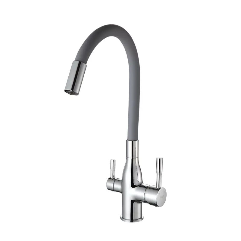 Змішувач для кухні під фільтр Frap F4396 з гнучким виливом Змішувач для кухні під фільтр Frap F4396 з гнучким виливом