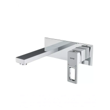 Змішувач для умивальника GAPPO G1017-12, білий/хром