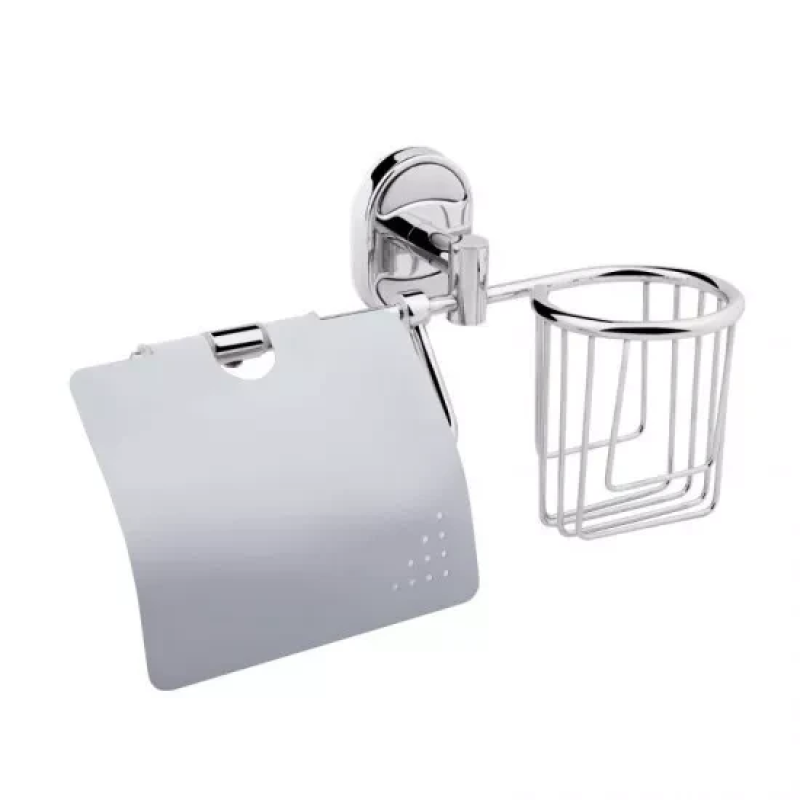 Паперотримач Frap F1903-1 з місцем під освіжувач, хром Паперотримач Frap F1903-1 з місцем під освіжувач, хром
