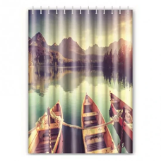 Шторка для ванної та душу Frap F8653, поліестер, 180х200 см, “Світанок“