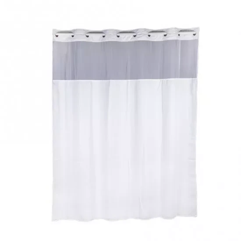 Штора для ванни GAPPO G8651, терілен-поліестер, 18х200 см, білий Штора для ванни GAPPO G8651, терілен-поліестер, 18х200 см, білий