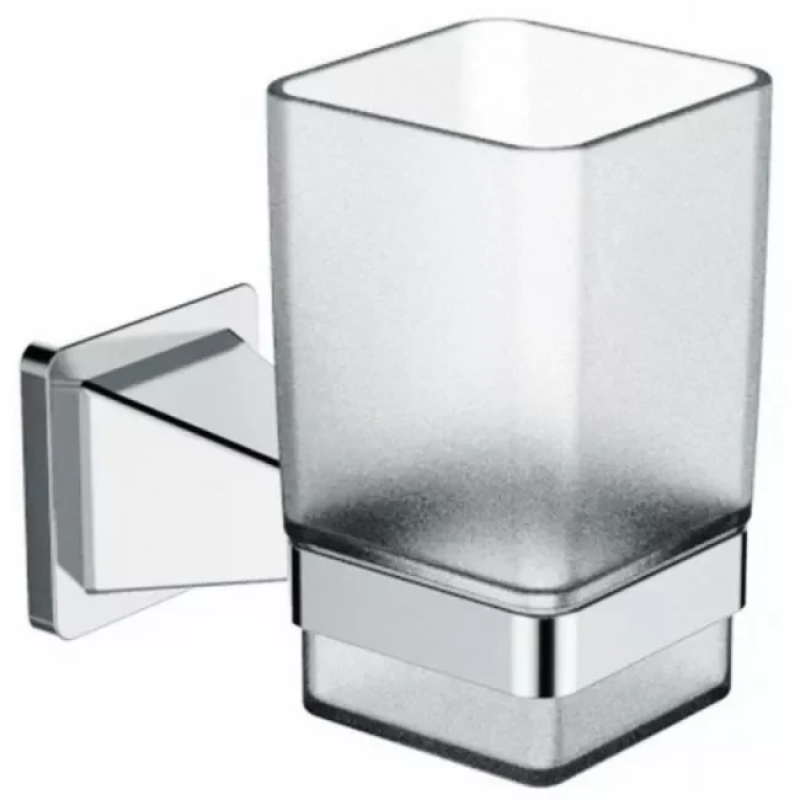 Склянка для зубних щіток GAPPO G1906, латунь, матовий хром Склянка для зубних щіток GAPPO G1906, латунь, матовий хром