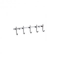 Вішалка GAPPO G201-5 на 5 гачків 300 мм, хром