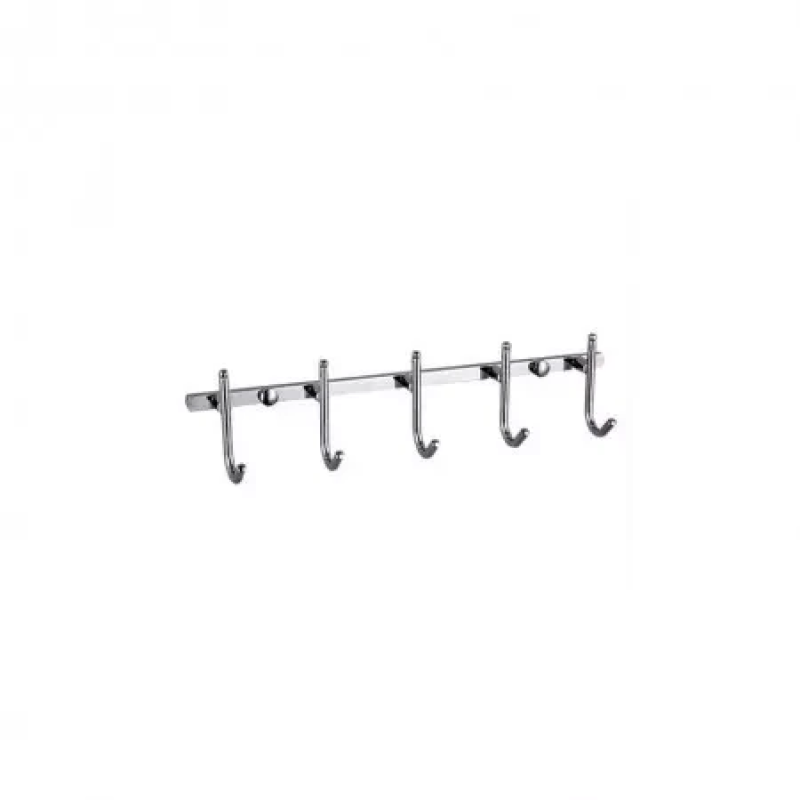 Вішалка GAPPO G201-5 на 5 гачків 300 мм, хром