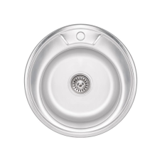 Кухонна мийка Lidz 490-A 0,6 мм Satin (LIDZ490A06SAT160)