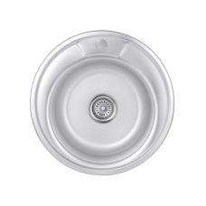 Кухонна мийка Lidz 490-A 0,8 мм Satin (LIDZ490ASAT)