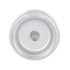 Кухонна мийка Lidz 510-D 0,8 мм Satin (LIDZ510DSAT)