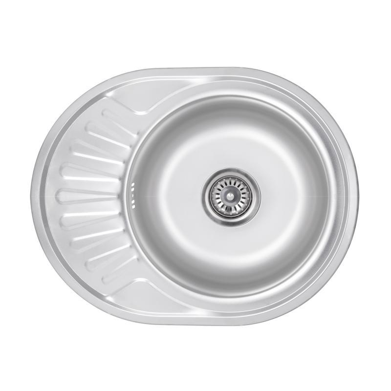 Кухонна мийка Lidz 5745 0,6 мм Satin (LIDZ574506SAT) Кухонна мийка Lidz 5745 0,6 мм Satin (LIDZ574506SAT)