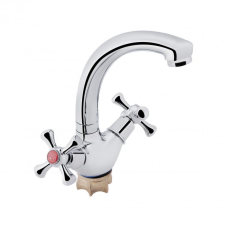 Змішувач для кухні Lidz Lamb 272F двохвентильний LDLAM272FCRM22018 Chrome