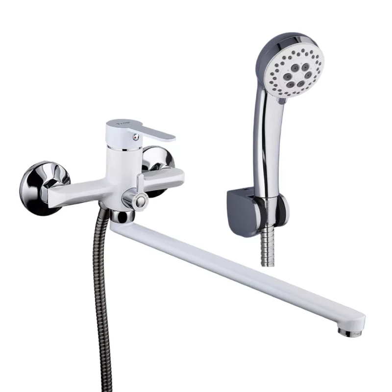 Змішувач для ванни Frap F2241, білий/хром Змішувач для ванни Frap F2241, білий/хром