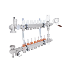 Колекторна група Icma 1“ 7 виходів, з витратоміром №K0111