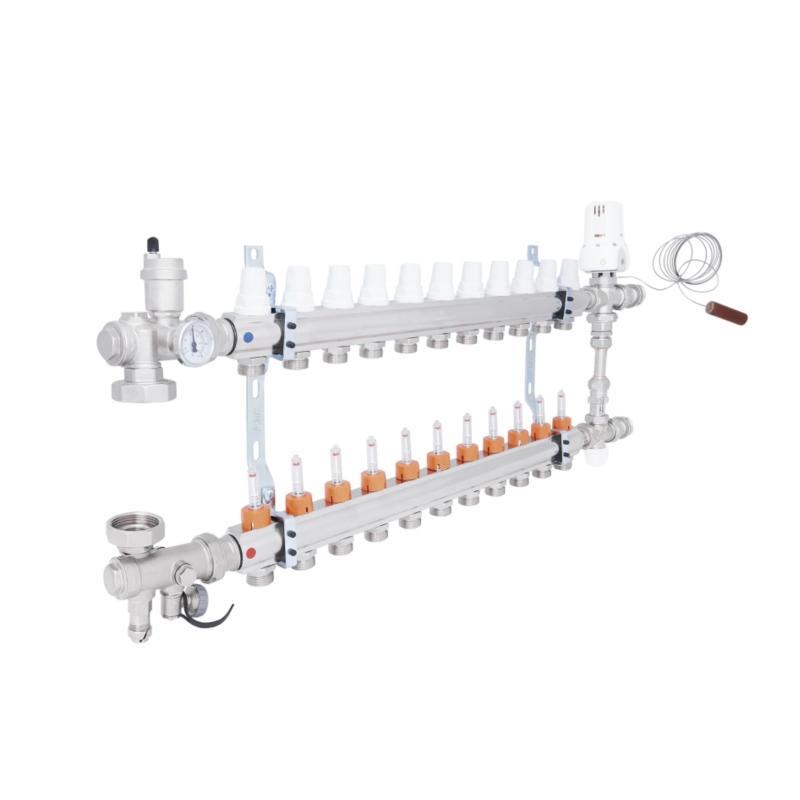 Колекторна група Icma 1“ 11 виходів, з витратоміром №K0111