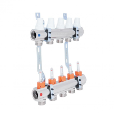 Колектор Icma 1“ 5 виходів, з витратомірами №K013