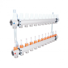 Колектор Icma 1“ 12 виходів, з витратомірами №K013