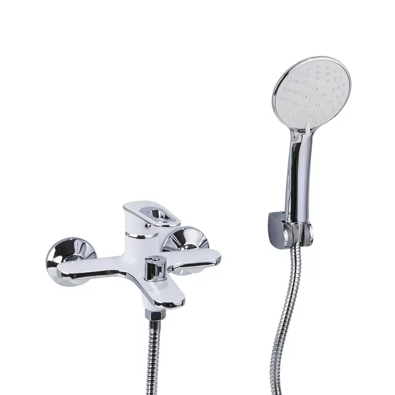 Змішувач для ванни Frap F3249, білий/хром Змішувач для ванни Frap F3249, білий/хром