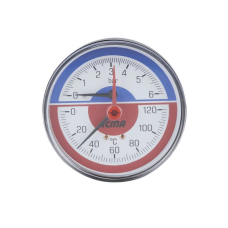 Термоманометр Icma 1/2“ 0-6 бар, заднє підключення №259