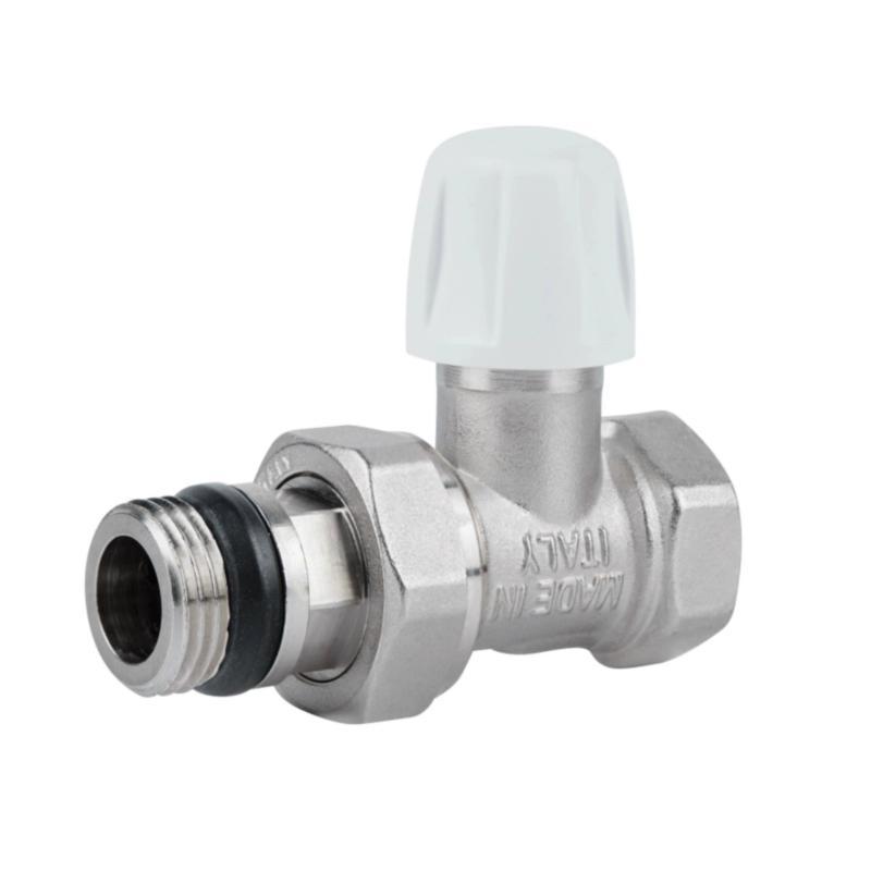 Кран радіаторний Icma 1/2“ з антипротіканням прямий без ручки №815+940