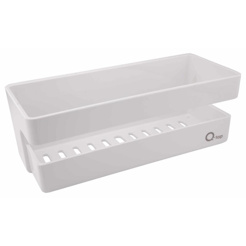 Полиця універсальна Qtap Police пластикова QTPL02 White Полиця універсальна Qtap Police пластикова QTPL02 White