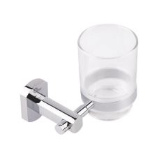 Склянка з тримачем Qtap Liberty настінна QTLIBCRM1158 Chrome