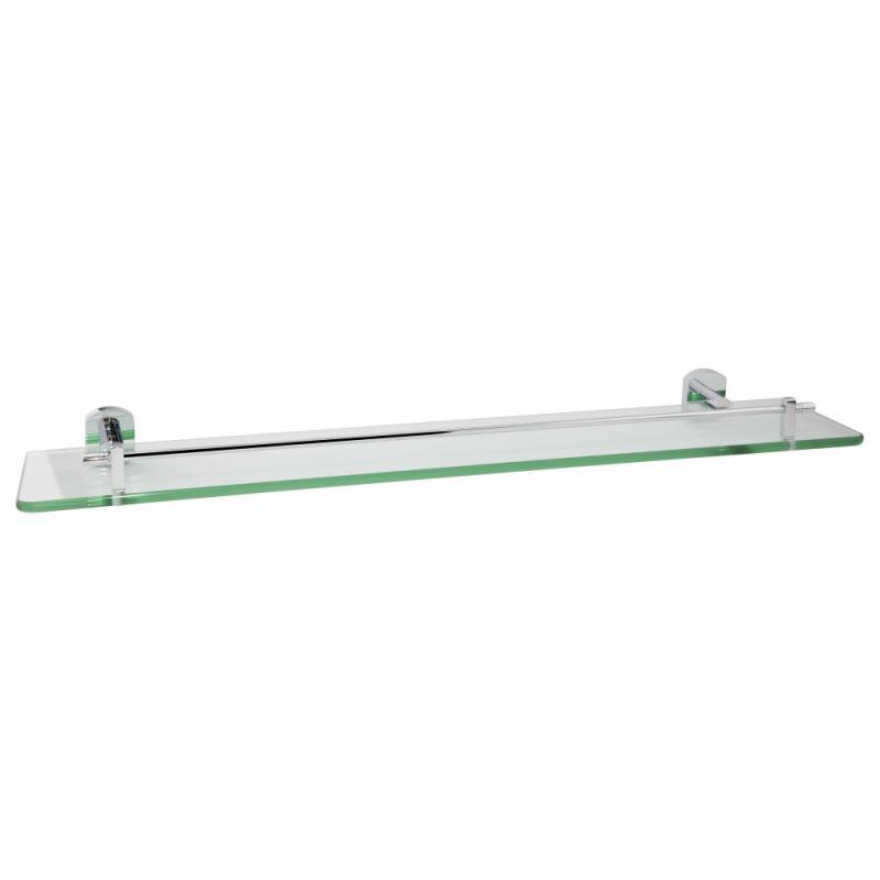 Полиця універсальна Qtap Liberty скляна 600 мм QTLIBCRM1153 Chrome Полиця універсальна Qtap Liberty скляна 600 мм QTLIBCRM1153 Chrome