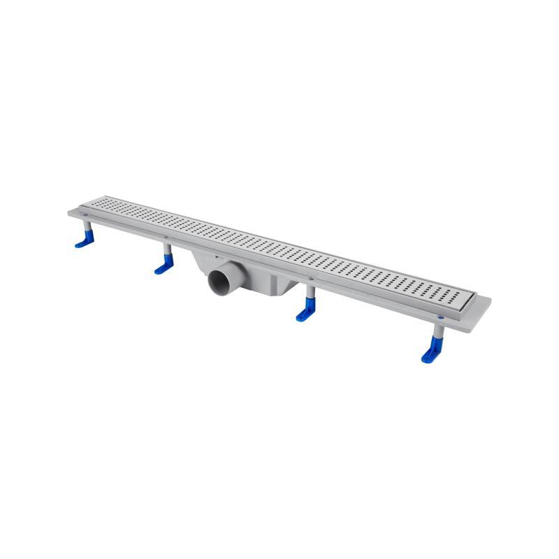 Трап Qtap Dry FB304-800 лінійний з сухим закривом та нержавіючою решіткою 800х73 Трап Qtap Dry FB304-800 лінійний з сухим закривом та нержавіючою решіткою 800х73