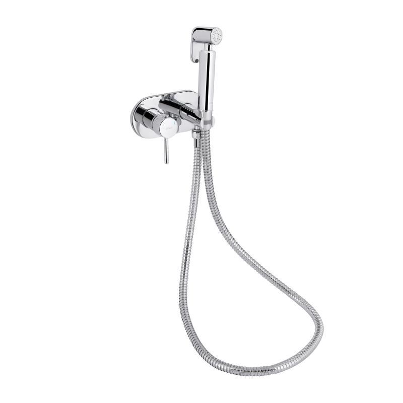 Набор для гігієнічного душу Qtap Inspai-Varius округлий QTINSVARCRMV00440501 Chrome Набор для гігієнічного душу Qtap Inspai-Varius округлий QTINSVARCRMV00440501 Chrome