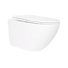 Унітаз підвісний Qtap Jay безобідковий з сідінням Soft-close QT07335176W