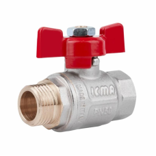 Кран кульовий Icma 1/2“ прямий №351