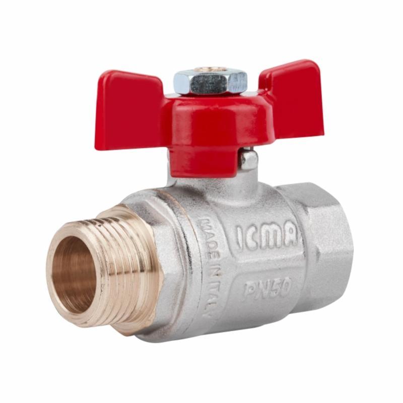 Кран кульовий Icma 1/2“ прямий №351