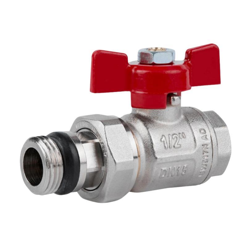 Кран кульовий “Американка“ Icma 1/2“ з антипротіканням прямий №348 Кран кульовий “Американка“ Icma 1/2“ з антипротіканням прямий №348