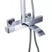 Душова система з термостатом GAPPO G2407-40, вилив - перемикач на лійку, хром Душова система з термостатом GAPPO G2407-40, вилив - перемикач на лійку, хром