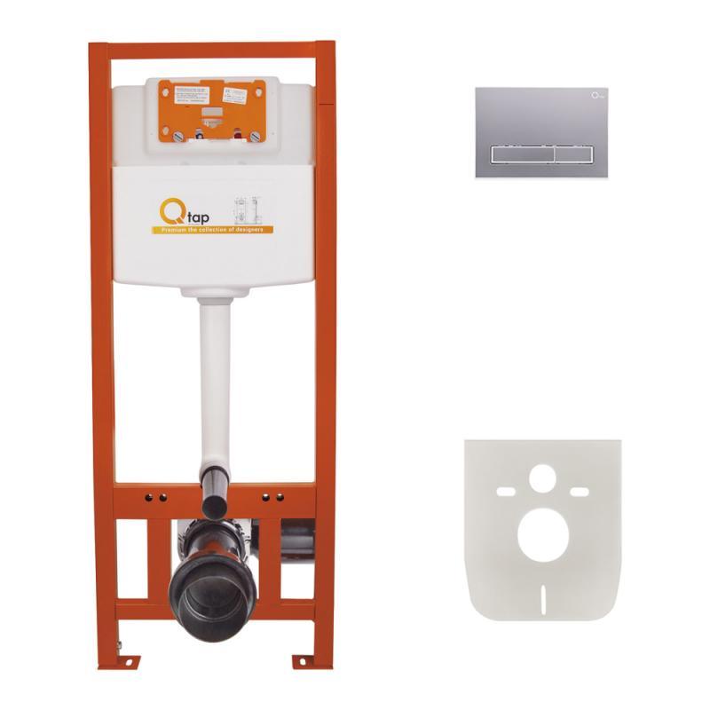 Набір інсталяція 4 в 1 Qtap Nest ST з лінійною панеллю змиву QT0133M425M08382SAT Набір інсталяція 4 в 1 Qtap Nest ST з лінійною панеллю змиву QT0133M425M08382SAT