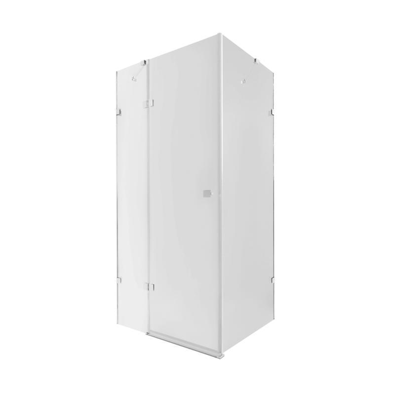 Душова кабіна Qtap Capricorn CRM1018RC6 100х80 см, скло Clear 6 мм, CalcLess, без піддона Душова кабіна Qtap Capricorn CRM1018RC6 100х80 см, скло Clear 6 мм, CalcLess, без піддона