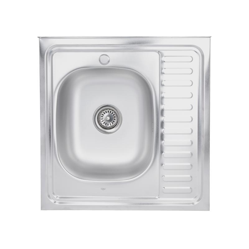 Кухонна мийка Lidz 6060-L 0,6 мм Satin (LIDZ6060SAT06) Кухонна мийка Lidz 6060-L 0,6 мм Satin (LIDZ6060SAT06)