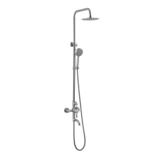 Душова система універсальна Lidz Aria 1030 на три споживача (з виливом) (k35) LDARI1030NKS34932 Nickel