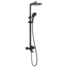 Душова система універсальна Lidz Kubis 1030 на три споживача (з виливом) (k35) LDKUB1030BLA35724 Black