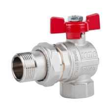 Кран кульовий Icma FAR. ROSSA 3/4“ кутовий №361