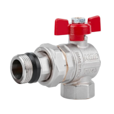 Кран кульовий Icma FAR. ROSSA 3/4“ кутовий №362