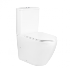 Унітаз-компакт Qtap Robin безобідковий з сидінням Soft-close QT13222141ARW