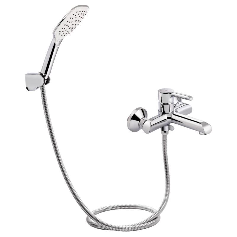 Змішувач для ванни Qtap Grand (з душовим гарнітуром) QTGRACRM006 Chrome Змішувач для ванни Qtap Grand (з душовим гарнітуром) QTGRACRM006 Chrome