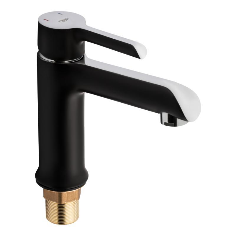 Змішувач для раковини Qtap Grand QTGRABCR001F Chrome/Black Змішувач для раковини Qtap Grand QTGRABCR001F Chrome/Black