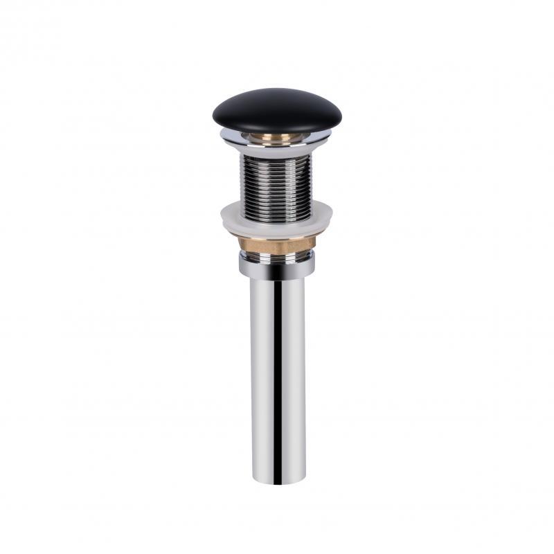 Донний клапан для раковини Qtap PU03 225х70х70 Matt black Донний клапан для раковини Qtap PU03 225х70х70 Matt black